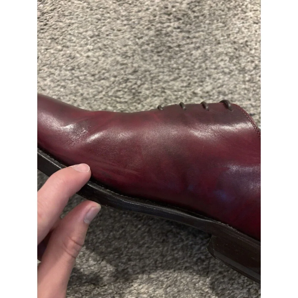 Bondeno Handmade Custom Oxford Dress Shoes Made in‎ Italy Leather *READ*